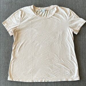 James Perse Soft Cream Short Sleeve Tee